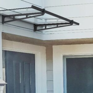 Alternative view of Awning - Polycarbonate - Aluminium Frame - AGP